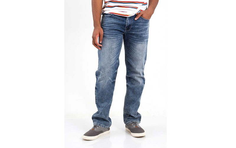 Axel Jeans Ledger Classic Straight Stretch Jeans for Men