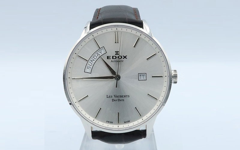 Edox Les Vauberts Day Date Automatic Men's Watch