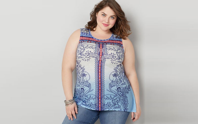 Boho Paisley Hi Lo Tunic For Womens