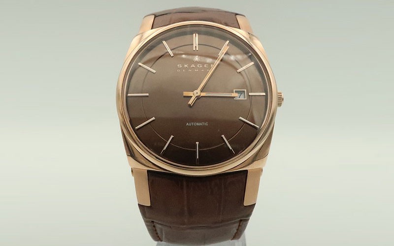 Skagen Leather Men's Watch