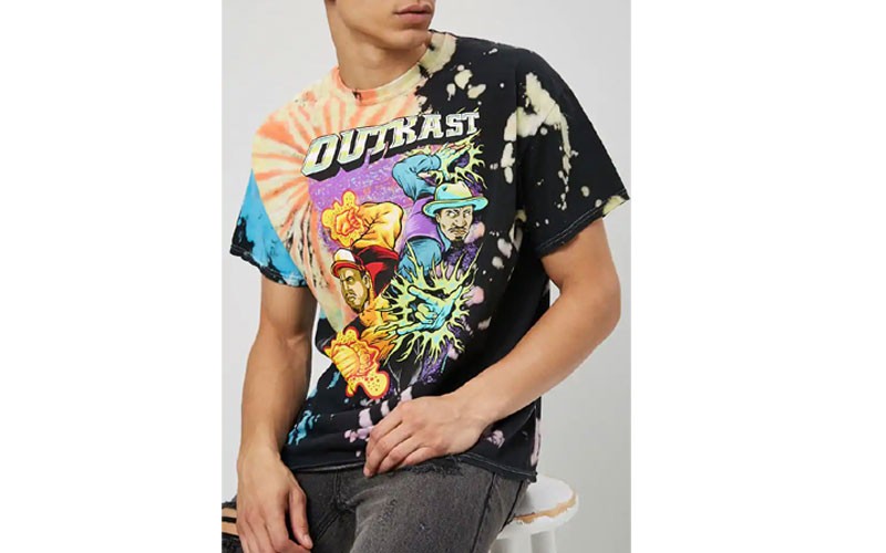 Outkast Graphic Tee For  Mens