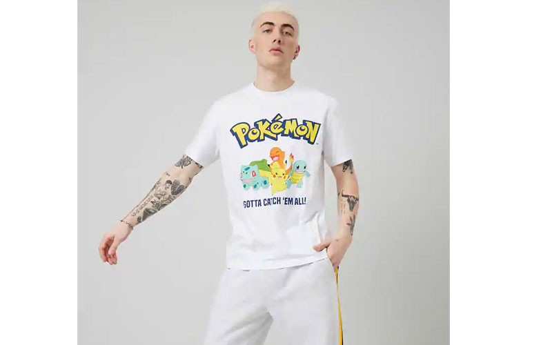 Pokemon Graphic Tee For Mens