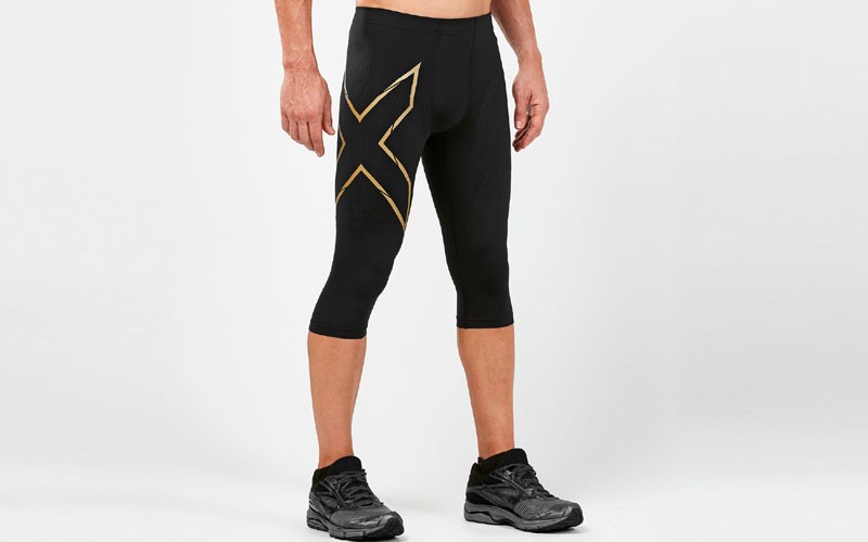 Mcs Alpine Compression 3/4 Tights Black Gold