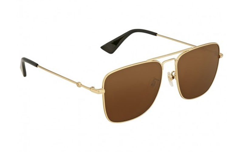 Gucci Brown Square Sunglasses