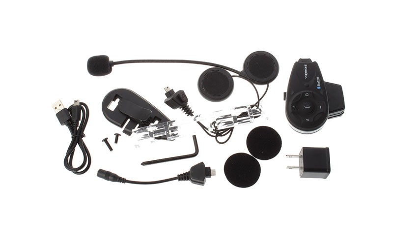 Vnetphone V5 Motorcycle Helmet Bluetooth V3.0 Interphone FM Radio