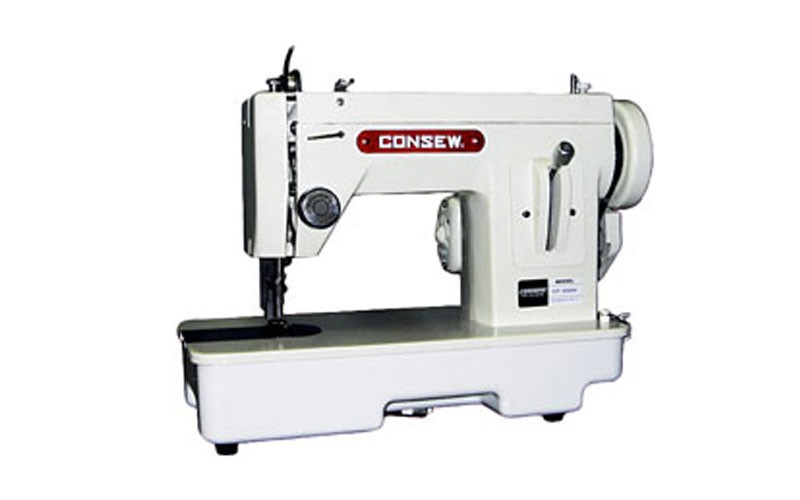 Consew CP206RL Portable Walking Foot Sewing Machine drop-feed reverse stitch