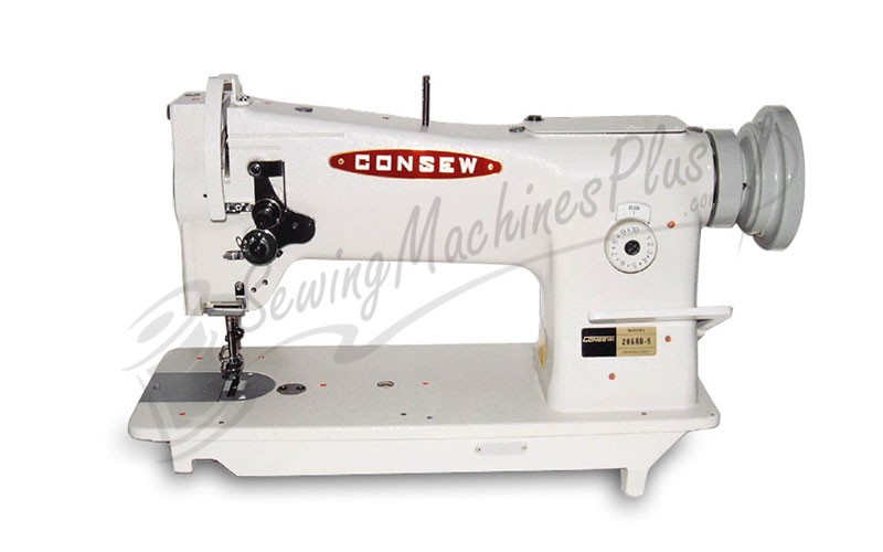 Consew 206RB-5 Walking Foot Upholstery Machine w/ Table & Motor