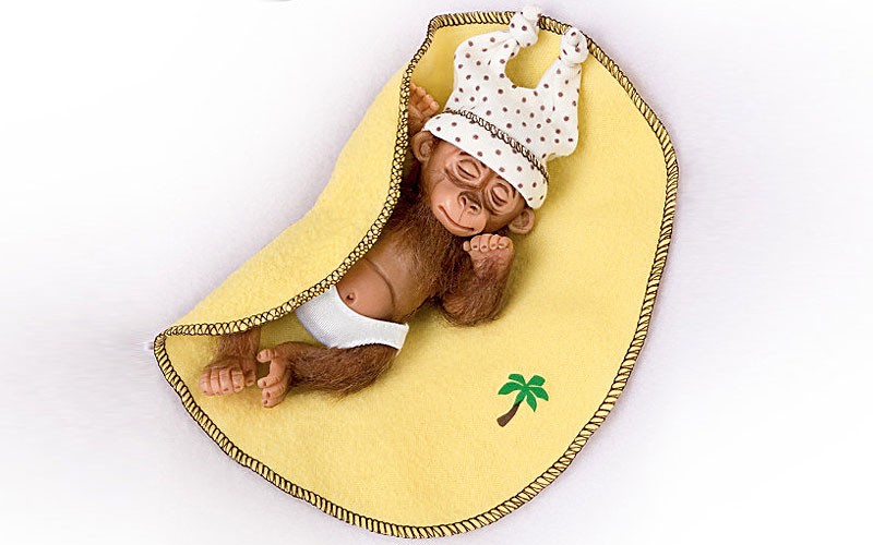 Sweet Slumber Monkey Doll