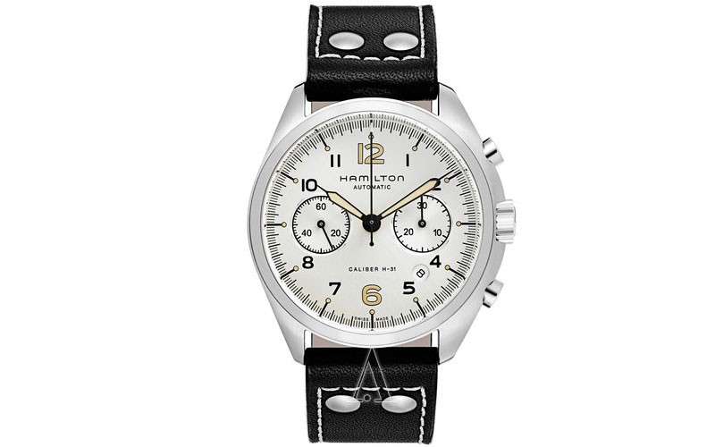 Hamilton Khaki Aviation Pilot Pioneer Auto Chrono Mens Watch