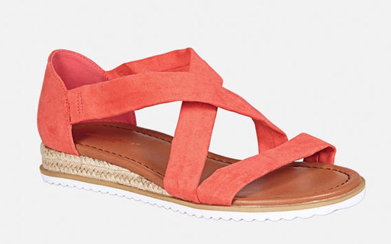 Jolie Espadrille Demi Wedge Womens Sandal