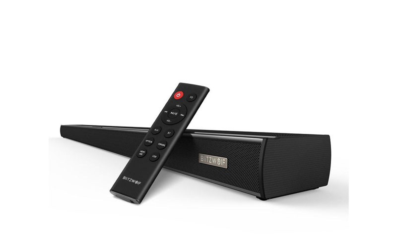BlitzWolf BW-SDB1 60W 36-inch Smart Soundbar 2.0 Channel Wired and Wireless