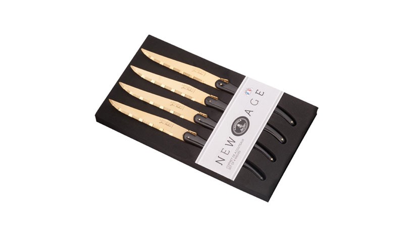 New Age Steak Knife Gold Set Of 4