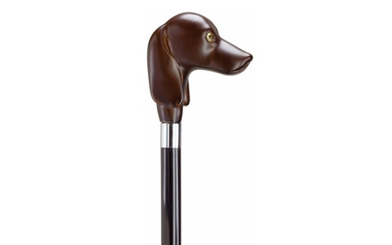 Harvy Dachshund Dog Head Cane