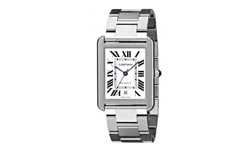 Cartier Tank White Dial Automatic Mens Watch