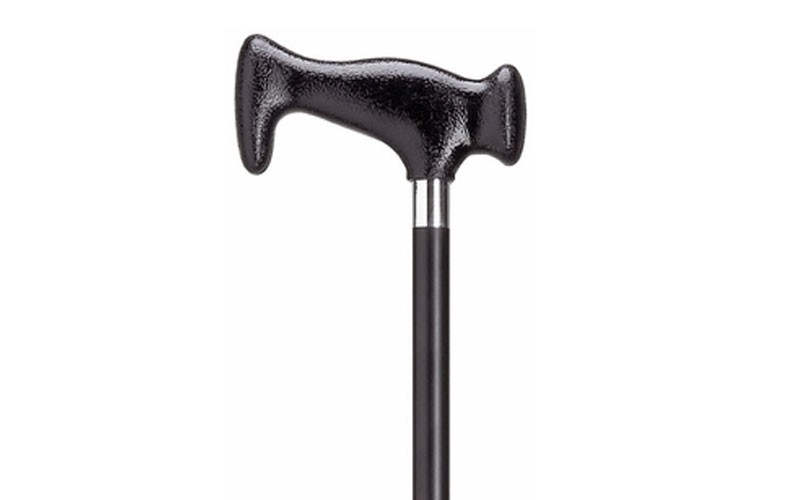 Harvy Unisex J Handle Non-Adjustable Cane