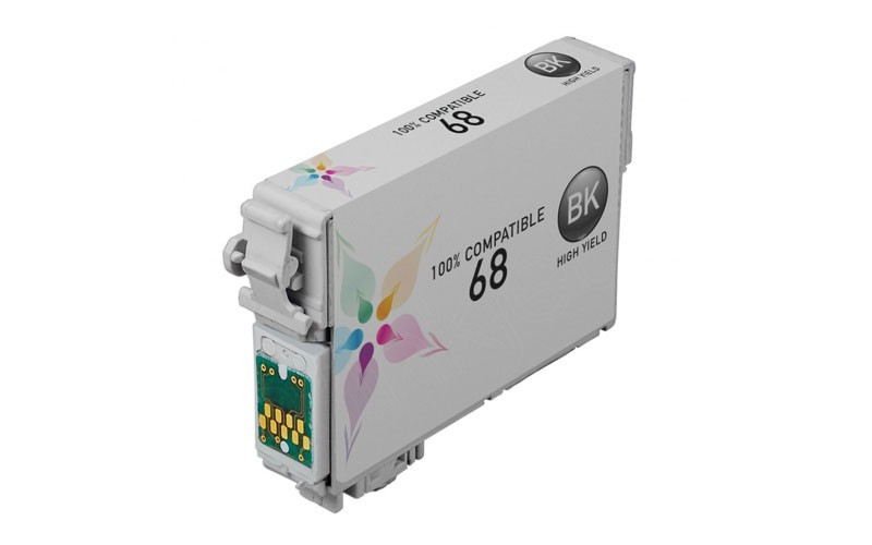 Remanufactured Epson T069120 (T0691) Black Ink Cartridge