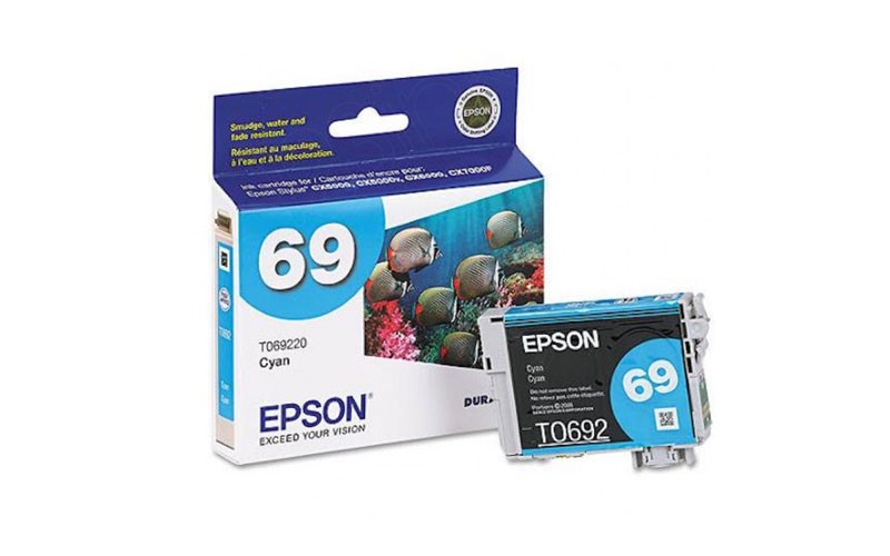 Genuine OEM Epson T069220 (T0692) Cyan Ink Cartridge