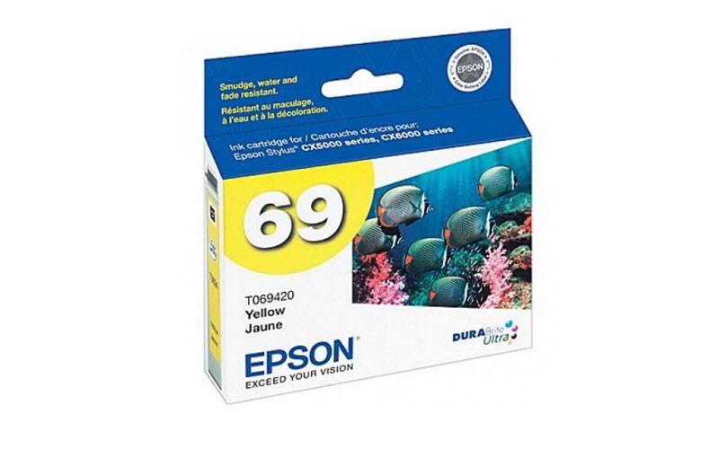 Genuine OEM Epson T069420 (T0694) Yellow Ink Cartridge