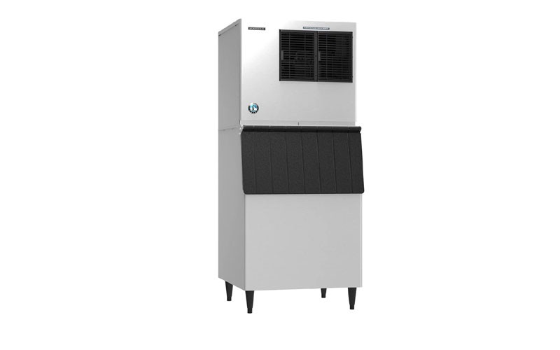 Hoshizaki KMl 500MAJ/B-500PF 442 lb Crescent Cube Ice Maker with Bin 500 lb