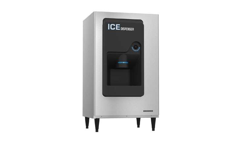 Hoshizaki DB-200H Floor Model Cube Ice Dispenser - 200 lb Storage, Bucket Fill