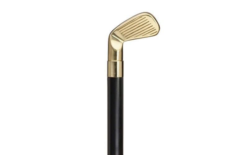 Harvy Gold-Plated Golf Wedge Cane