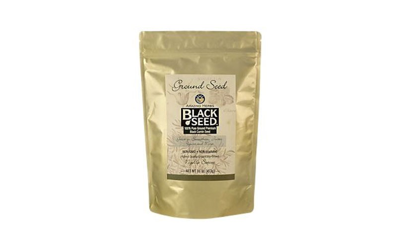100% Pure Ground Premium Black Seed Organically Grown Ground Seeds (16 Ounces)