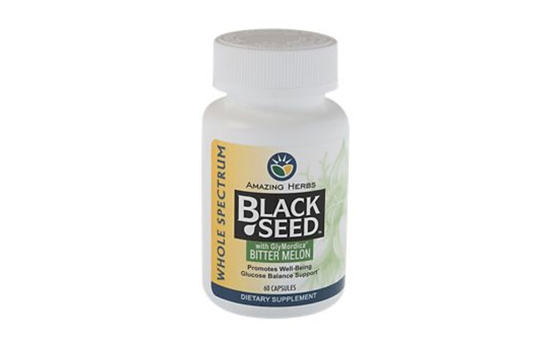 Whole Spectrum Black Seed with GlyMordic Bitter Melon (60 Vegetarian Capsules)