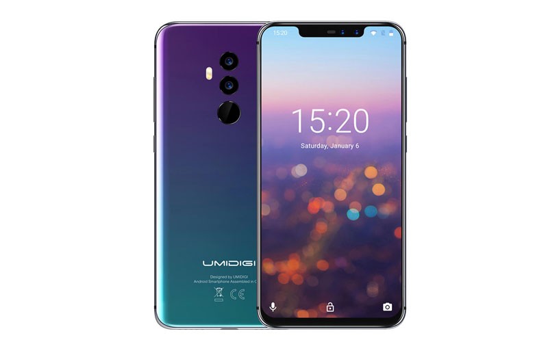 Umidig Z2 6.2 Inch Quad Cameras Notch Full Screen 6GB RAM 64GB ROM MTK6763 Octa