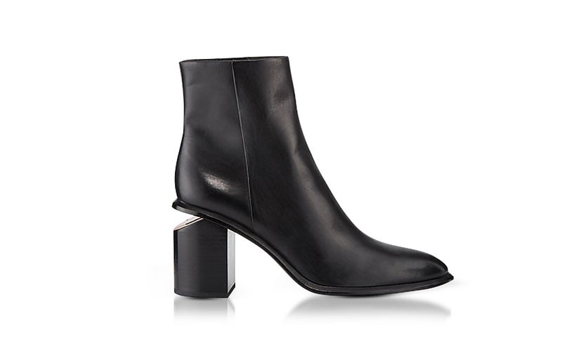 Alexander Wang Anna Black Calf Leather Boots