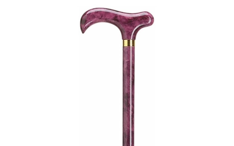 Harvy Ladie's Lilac Maple Wood Matching Solid Wood Cane