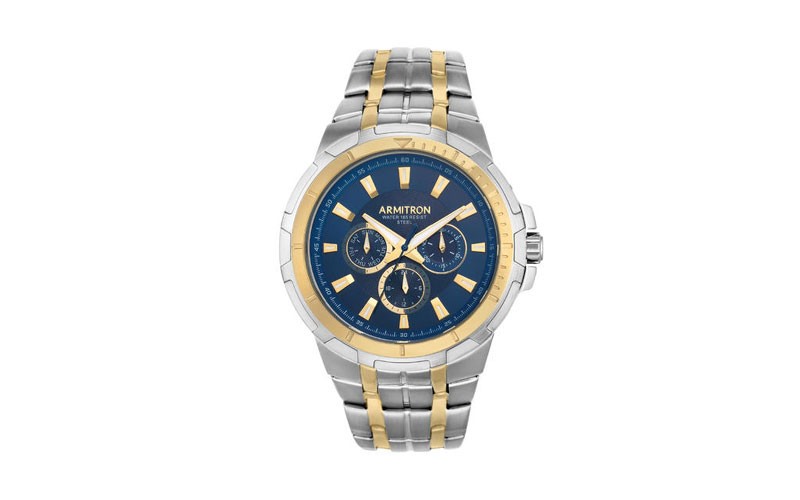 Armitron Two-Tone Multi Blue Dial Watch