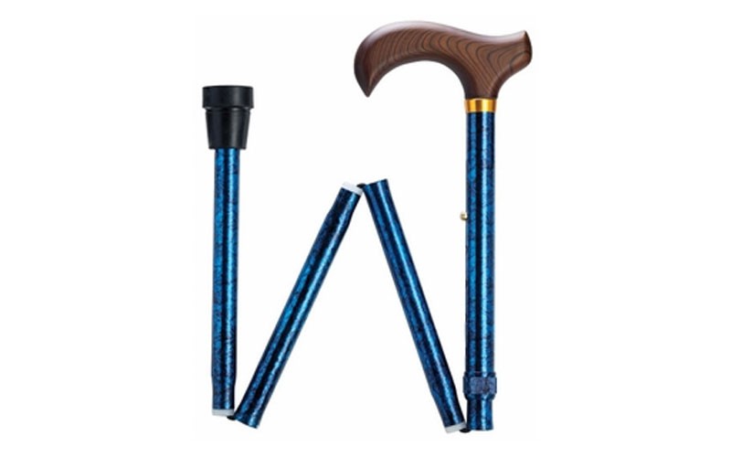 Harvy Granite Series Aluminum Folding Cane