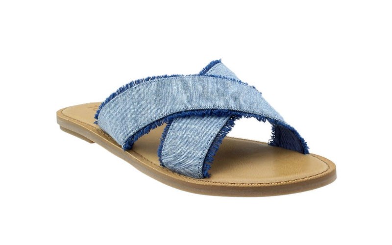 Toms Viv Chambray Womens Sandals