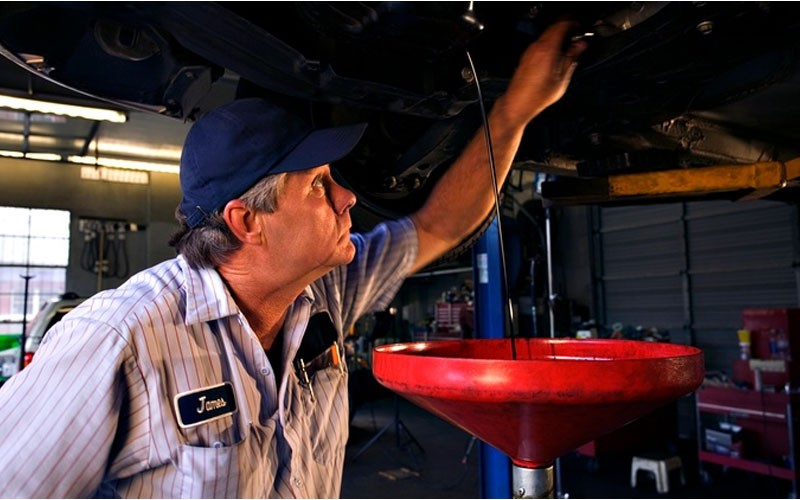 Oil Change for Up to 5 Quarts of Oil with Tire Rotation and Inspection
