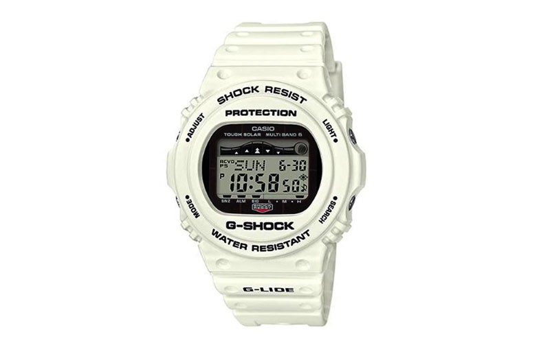 Casio G-Shock G-LIDE Men's Watch - Multi-Band Solar Powered - Tide Graph - White