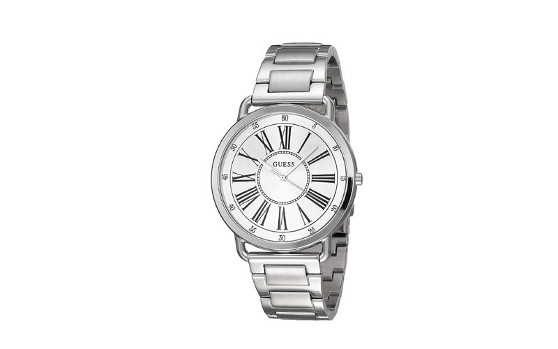 Guess White Rubber Mens Watch