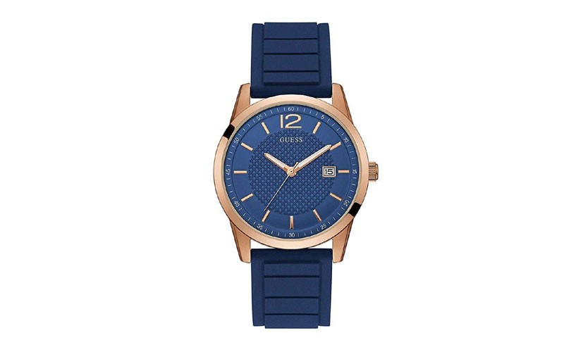 Guess Perry Blue Dial Analog Mens Watch