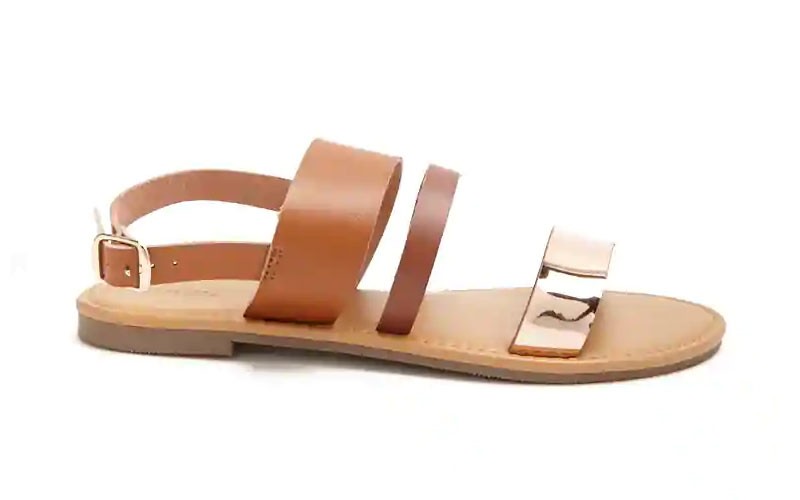  Strappy Faux Leather Womens Sandals