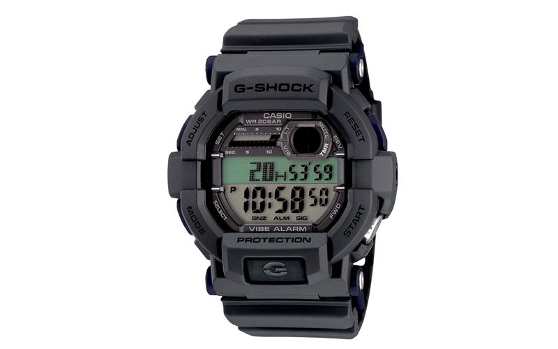 Casio G-Shock Mens Vibration Alarm - Grey - Direct Countdown Timer