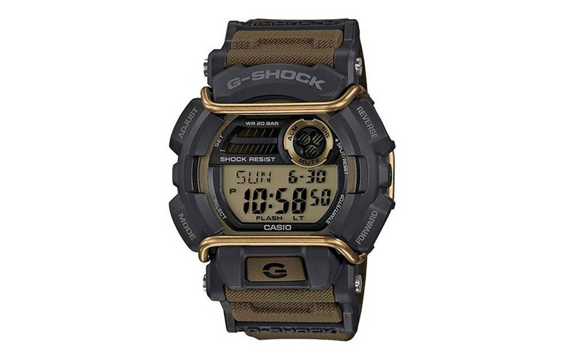 Casio G-Shock Street Sport - Rugged Natural - High Contrast Dial - Flash Alert