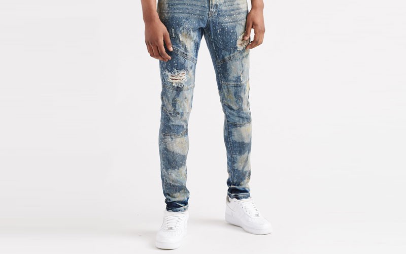 Decibel Paint Splatter Jeans