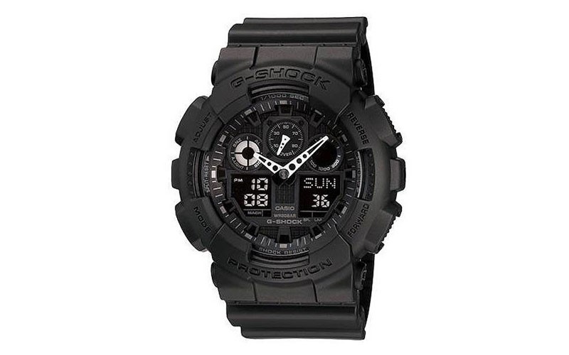 Casio XL G-Shock - Stealth Black - Magnetic Resistant - World Time - 200m