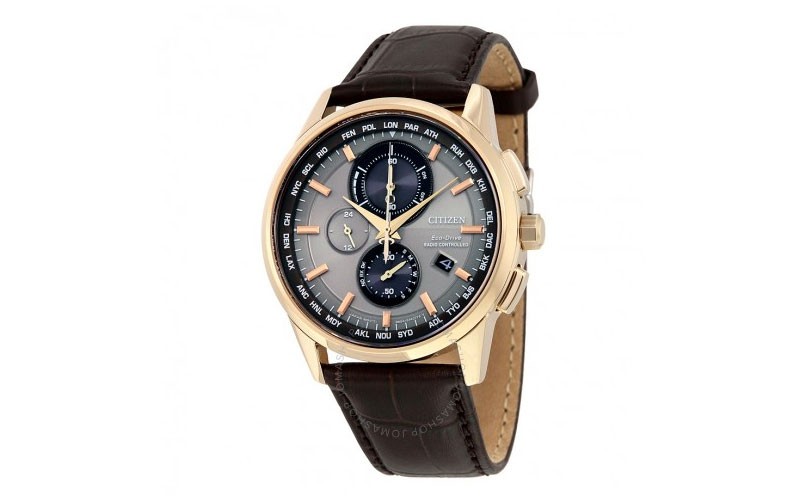 Citizen Eco-Drive World Chronograph A-T Mens Watch