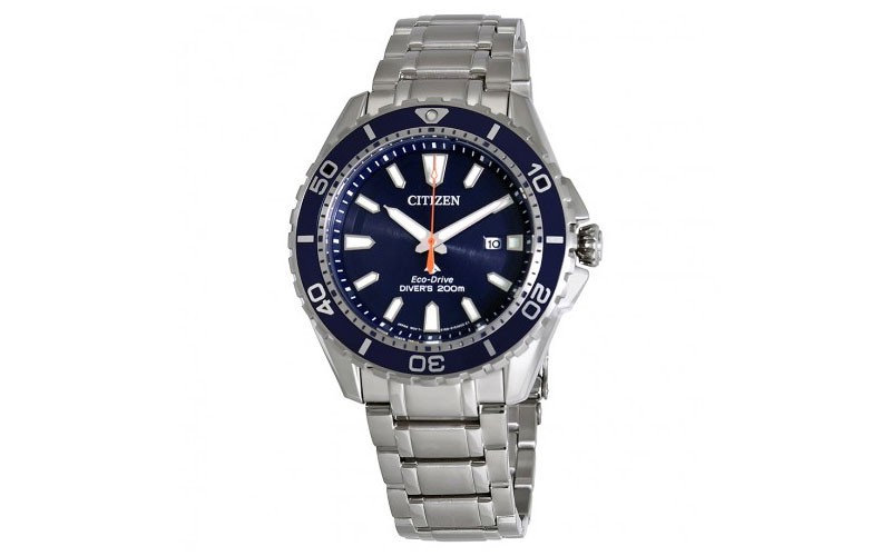 Citizen Promaster Diver Blue Dial Mens Stainless Steel Watch