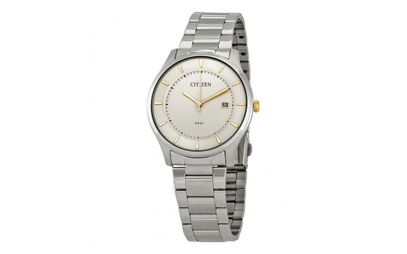 Citizen Quartz Silver Dial Mens Watch