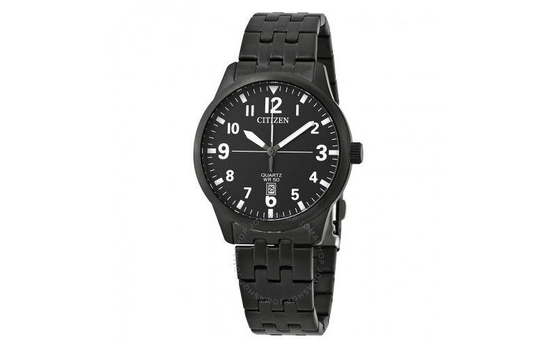 Citizen Quartz Black Dial Mens Watch