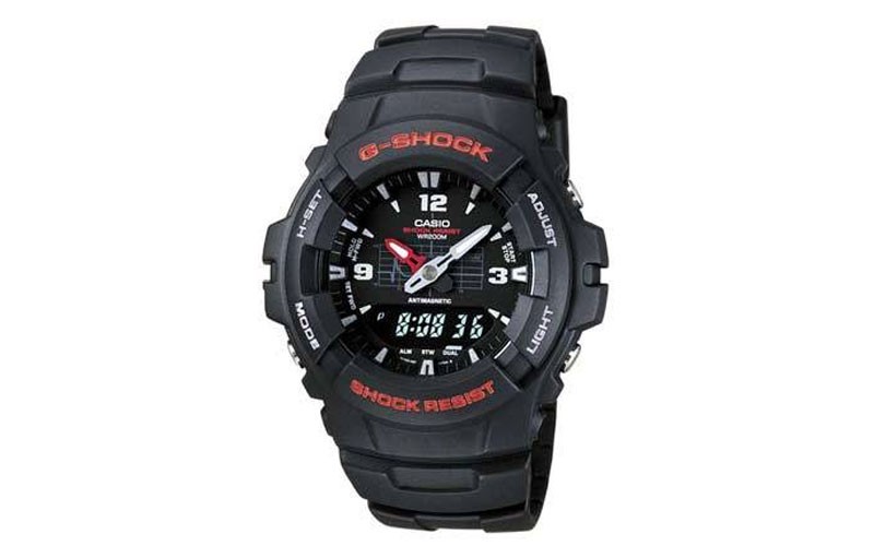 Casio Anti-Magnetic G-Shock - Black - 200 Meters - Analog-Digital Display