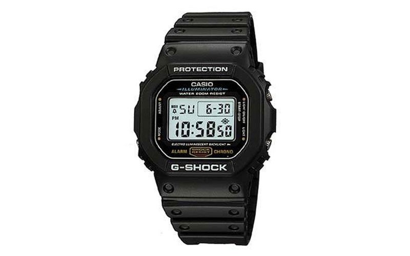 Casio G-Shock Illuminator - Black - Alarm - Chronograph - Countdown Alarm