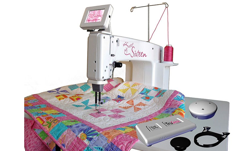 Handi Quilter Sweet Sixteen Sit-down Package Includes Table LED Light Ring