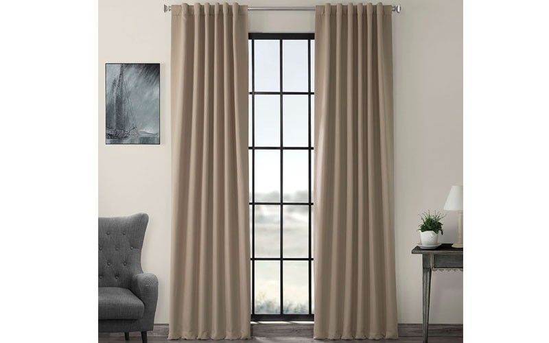 Banyan Brown Room Darkening Curtain